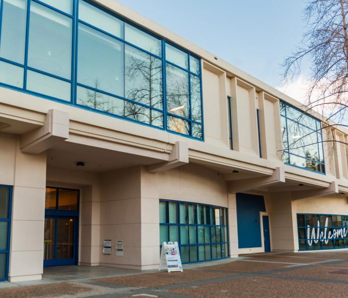 West exterior of Salazar Hall