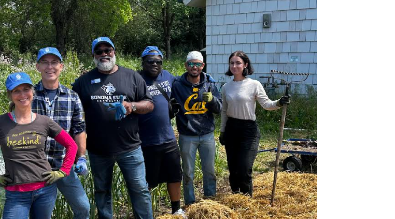 Seawolves Dig In at Campus ETC Garden