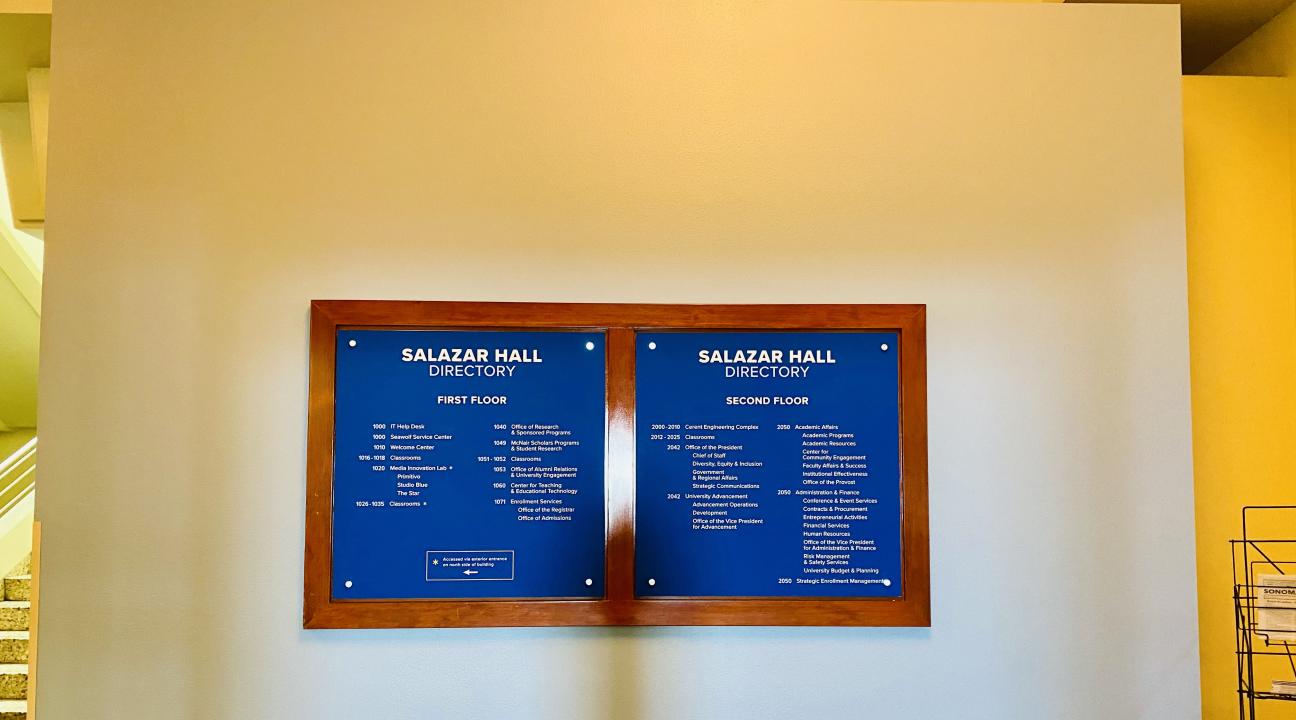 Salazar Hall Directory