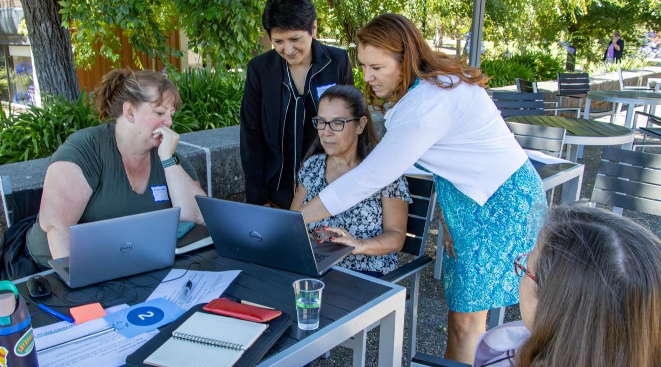brainstorming session at Summer AI Day