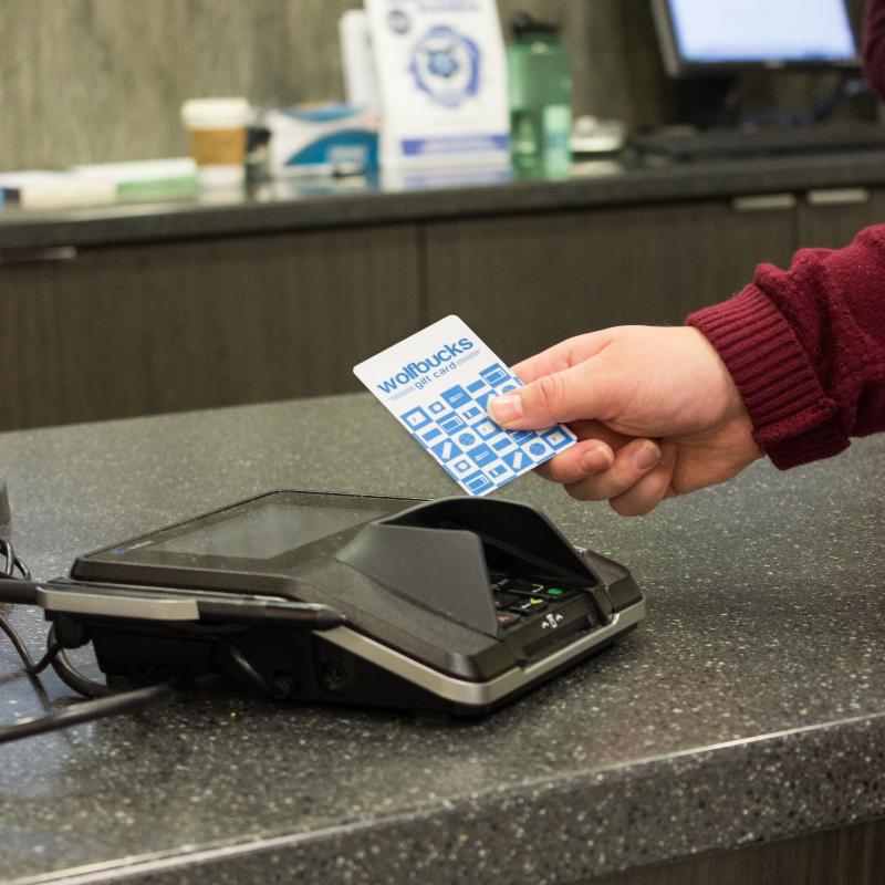 Tapping to pay at card reader