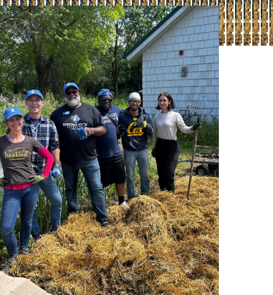 Seawolves Dig In at Campus ETC Garden