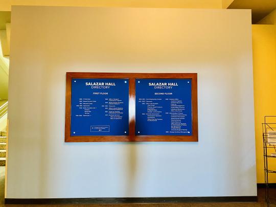 Salazar Hall Directory