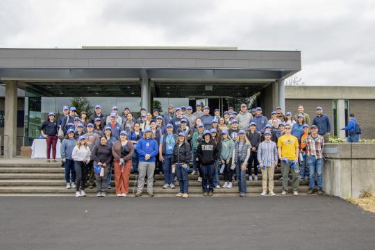 Group photo at Seawolves Dig In 2024