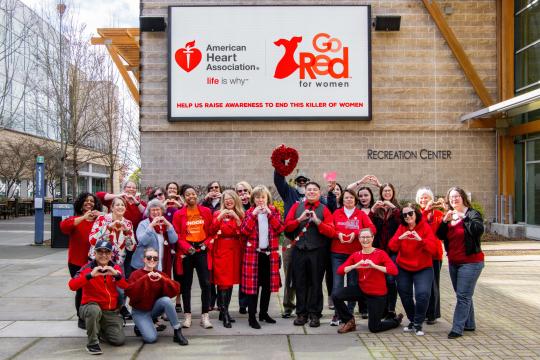 SSU Faculty & Staff at Go Red for Women photo