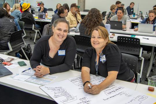 Group activity at Summer AI Day