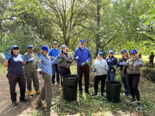 Seawolves Dig In Native Plant Garden