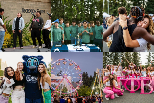 week of welcome event collage